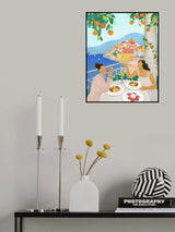 Girls in Positano Poster PL