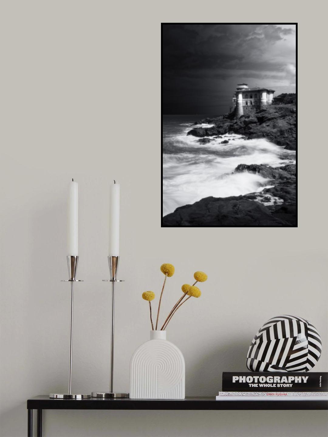 Castle on the Sea Poster och Canvastavla
