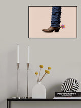 Not Serious Cowboy Poster och Canvastavla