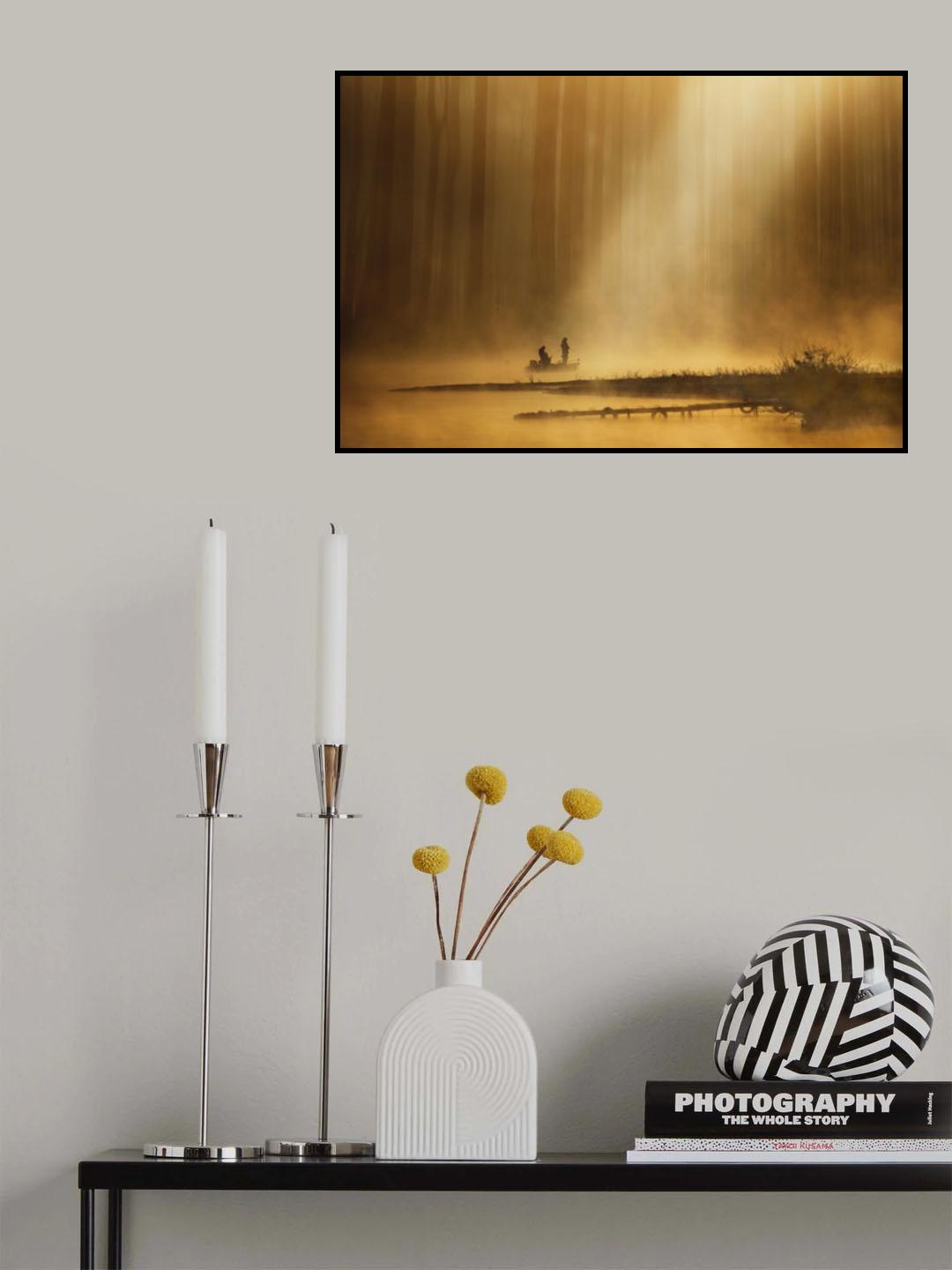 Golden silence Poster och Canvastavla