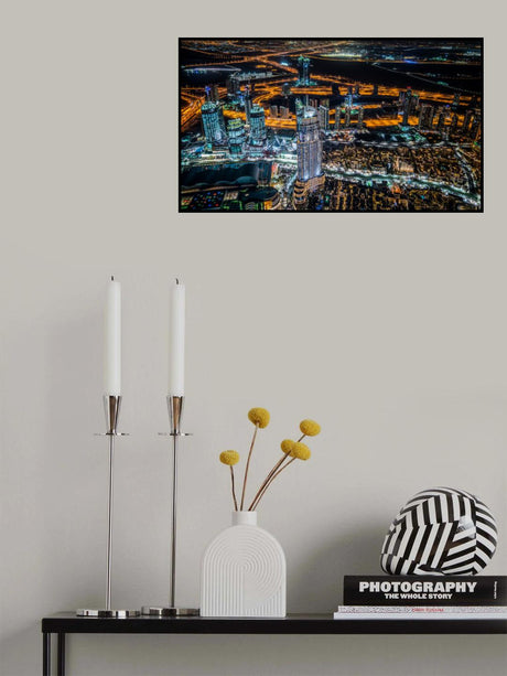 Dubai Night Poster och Canvastavla