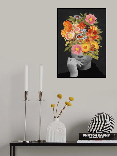 Colourful Vintage Bouquet Poster och Canvastavla