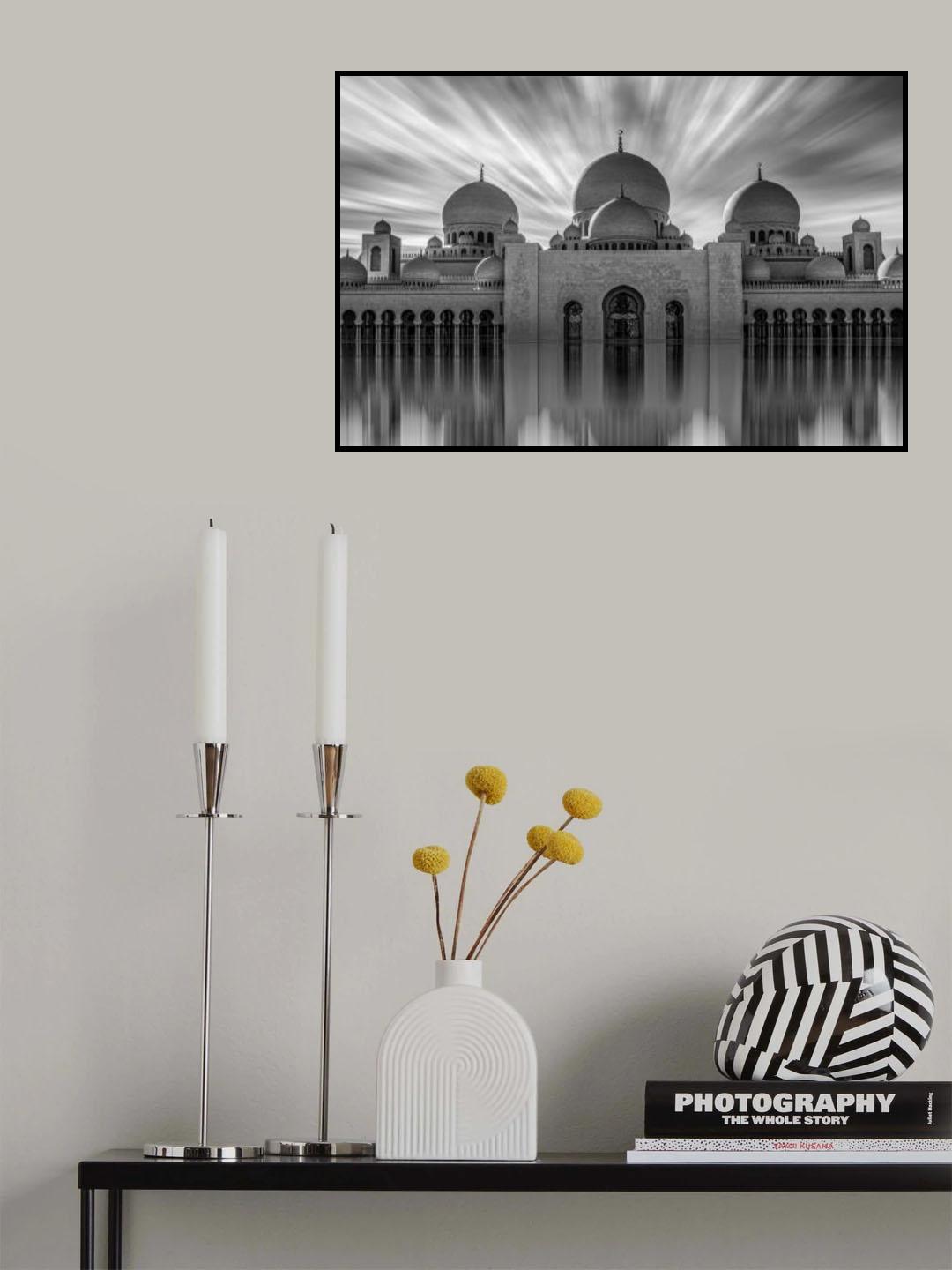 Sheikh Zayed Grand Mosque Poster och Canvastavla