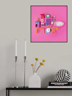 Dollhouse Colorful Q Poster och Canvastavla
