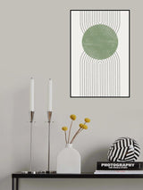 Green Moon No2. Poster och Canvastavla