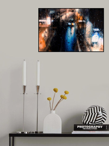 Rain Drops Poster och Canvastavla