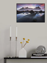 Glowing Vestrahorn Poster och Canvastavla
