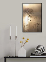Morning on the lake Poster och Canvastavla