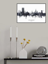 Cheltenham England Skyline Poster och Canvastavla