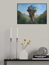 House in the Sky Poster och Canvastavla