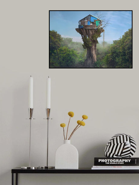 House in the Sky Poster och Canvastavla