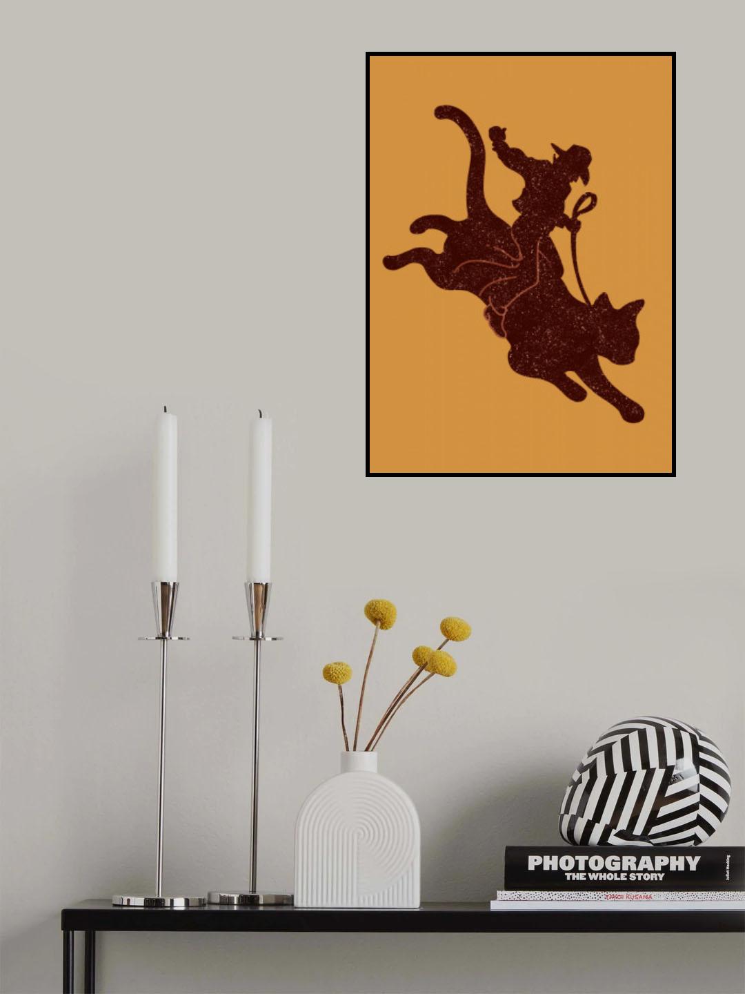 RODEO CAT Poster och Canvastavla