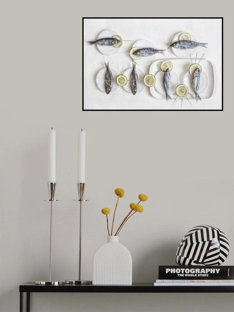 Still Life with Fish Poster och Canvastavla