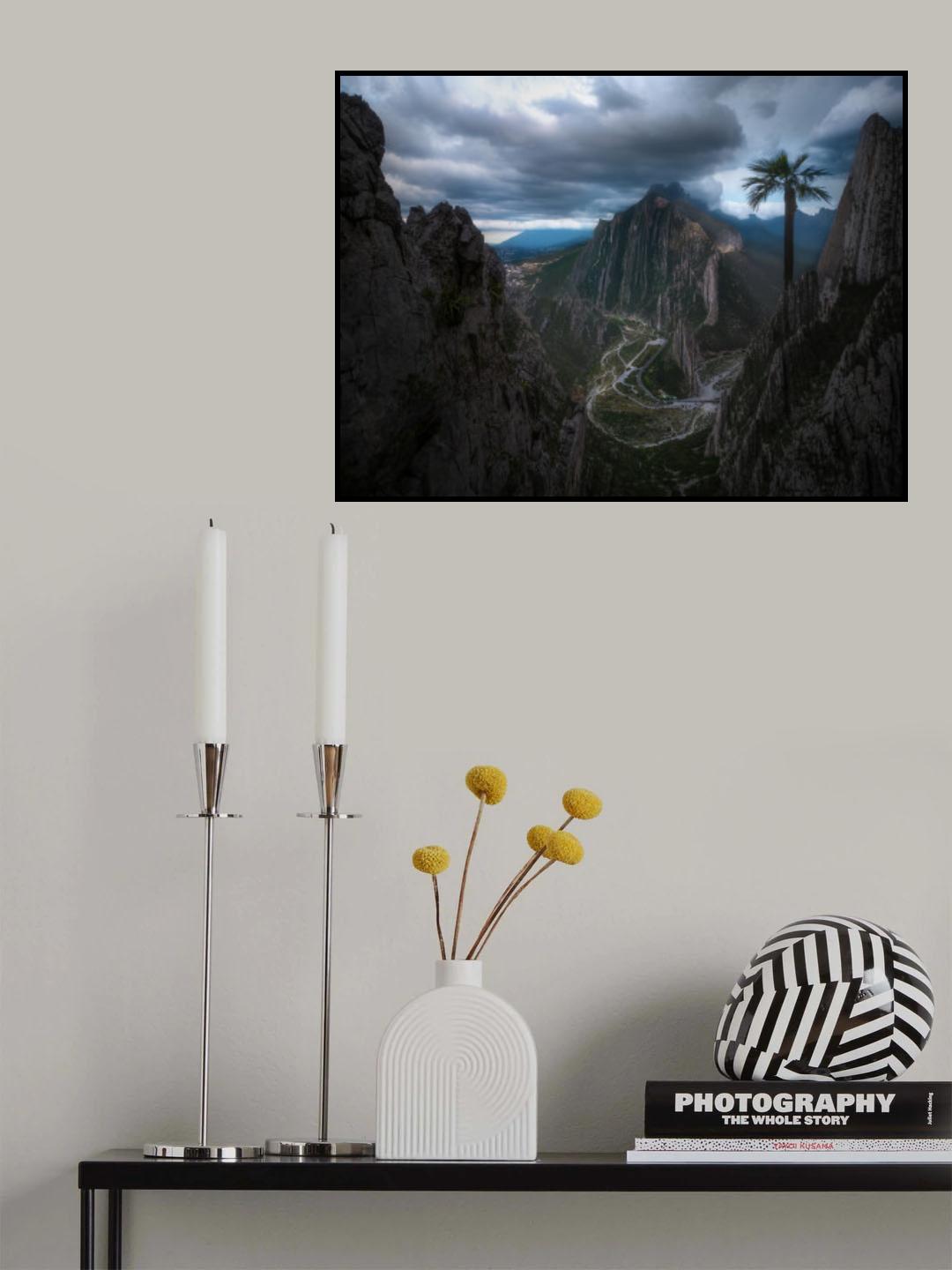 The Meeting of Wind and Clouds Poster och Canvastavla
