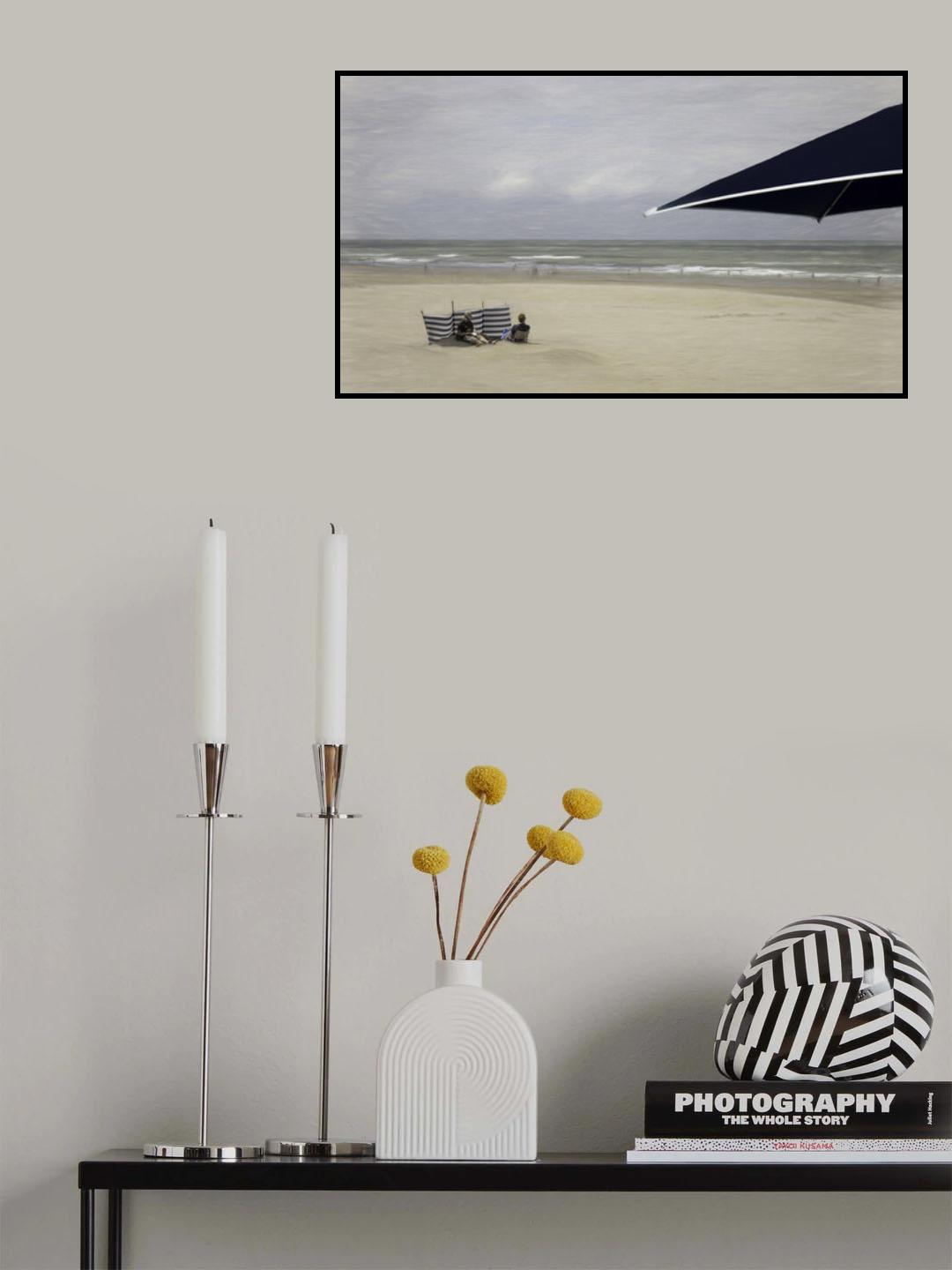In quarantine on the beach... Poster och Canvastavla