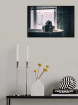 now I just want to be soaked under the gray sky... Poster och Canvastavla