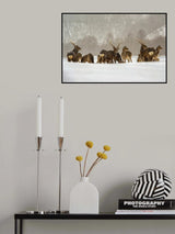 Hokkaido Winter Poster och Canvastavla