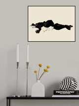 A Girl Asleep Poster och Canvastavla
