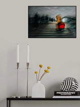 ...red suitcase Poster och Canvastavla