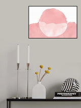 Minimal Pink Abstract 08 Poster och Canvastavla