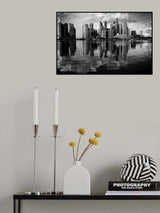 Morning reflection of the CBD Singapore Poster och Canvastavla