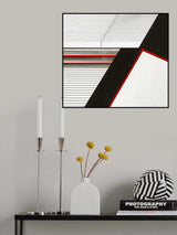 facade with stairs Poster och Canvastavla