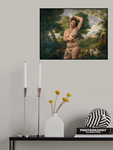A Day of Nymphs and Satyrs Poster och Canvastavla