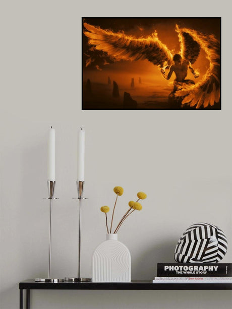 Fiery Poster och Canvastavla