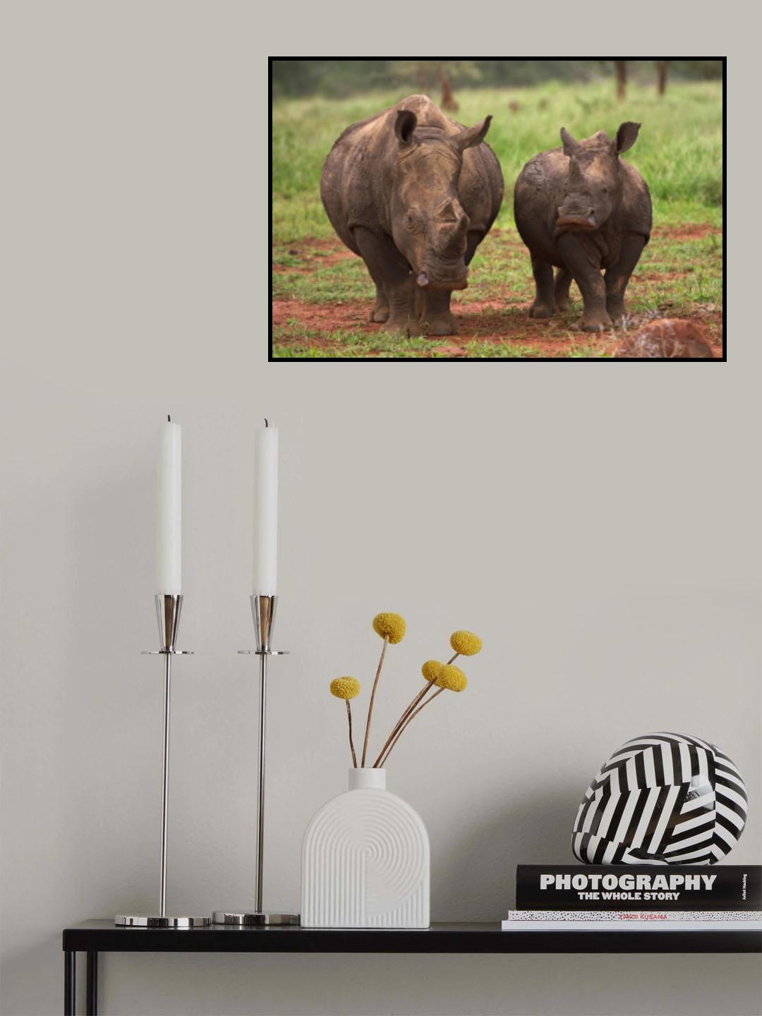 Mother &amp; son Poster och Canvastavla