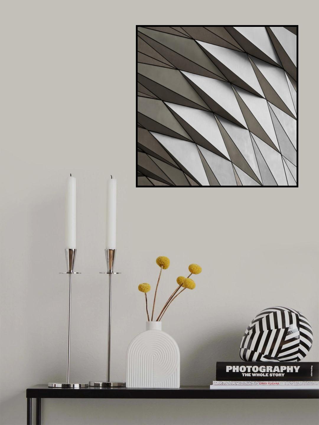 triangle wall Poster och Canvastavla