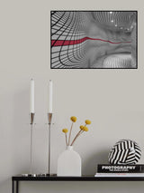 Follow the Red Line Poster och Canvastavla