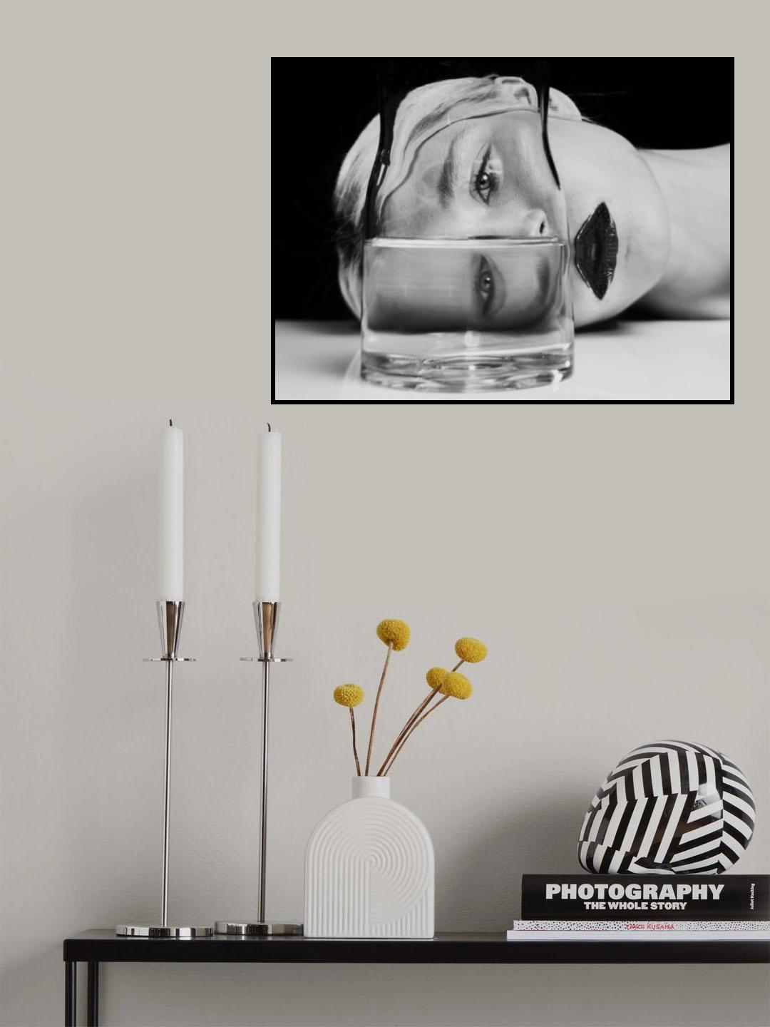Aqua Poster och Canvastavla