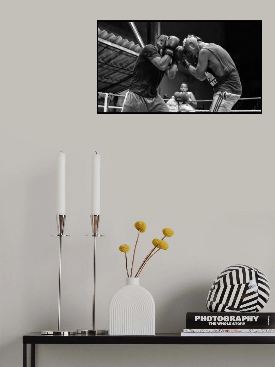 The boy who didn't care about boxing Poster och Canvastavla