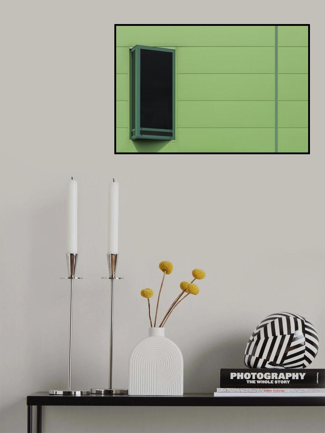 Greenish Wall Poster och Canvastavla