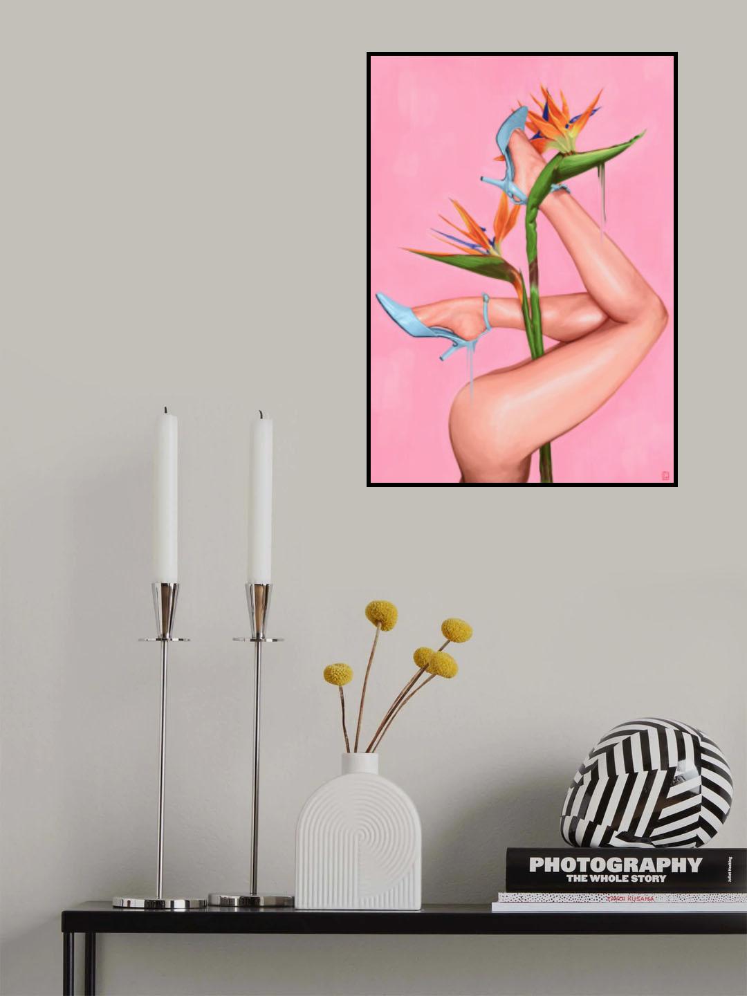 Bird of Paradise Poster och Canvastavla
