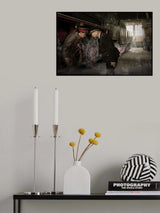 The arrival of the Italian II Poster och Canvastavla