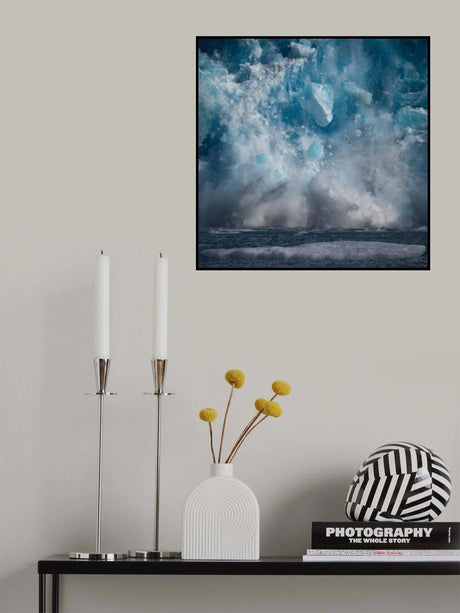 ice burg falling Poster och Canvastavla