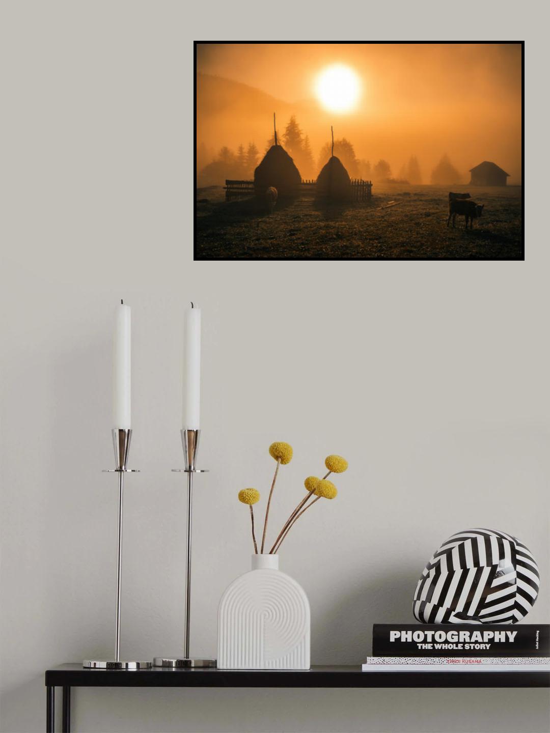 Warm morning Poster och Canvastavla