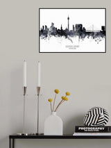 Düsseldorf Germany Skyline Poster och Canvastavla