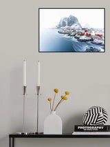 Hamnøy at winter Poster och Canvastavla