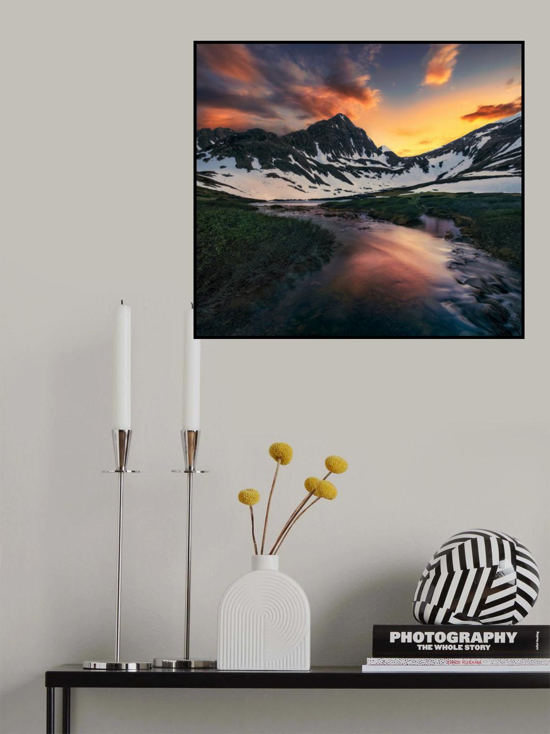 Melting Poster och Canvastavla