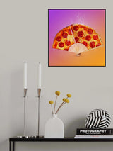 Pizza Fan Poster och Canvastavla