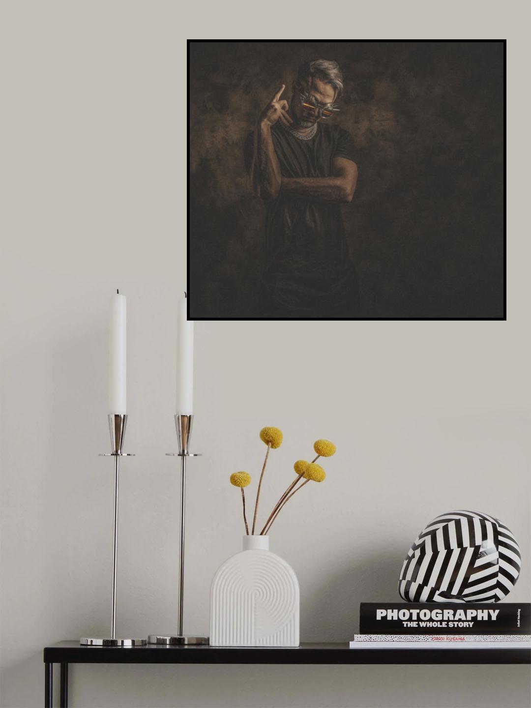 Common Baby Light My Fire ..... Poster och Canvastavla