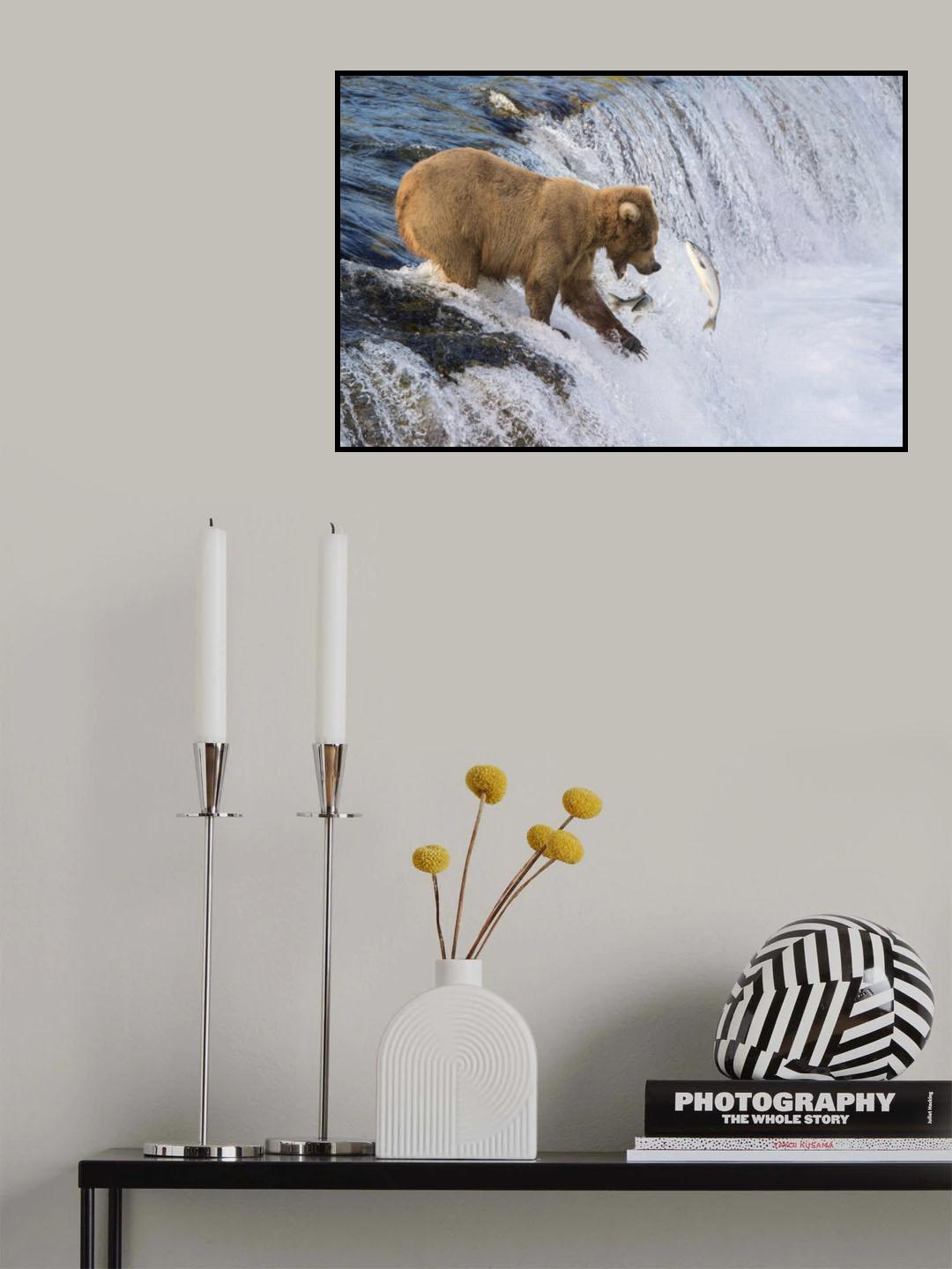 Fishing on the Edge Poster och Canvastavla
