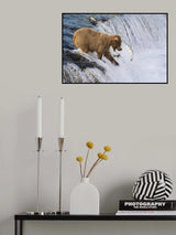 Fishing on the Edge Poster och Canvastavla