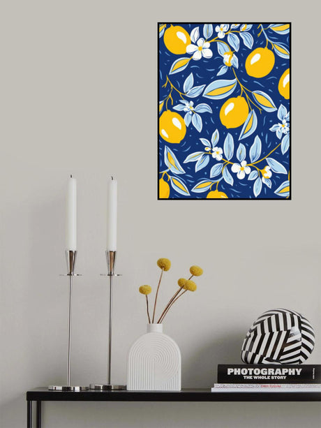 Italien Lemons 2 Poster och Canvastavla