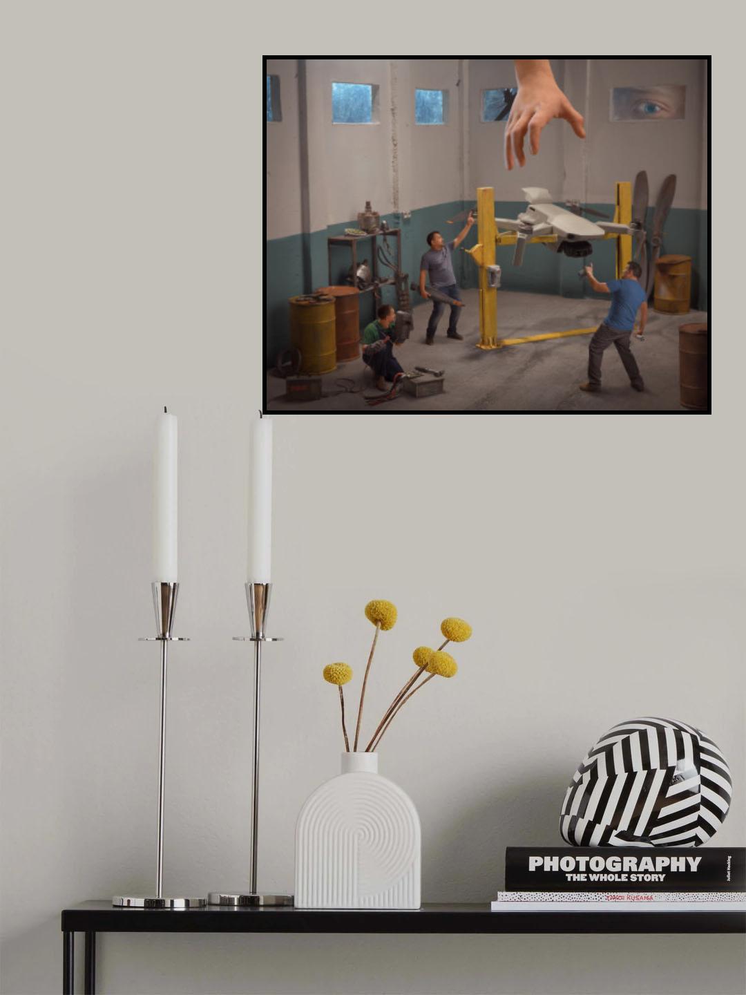 Drone service Poster och Canvastavla