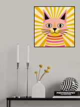 Happy Cat Poster och Canvastavla