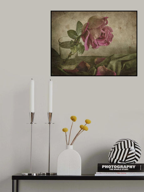 Tear of Rose Poster och Canvastavla