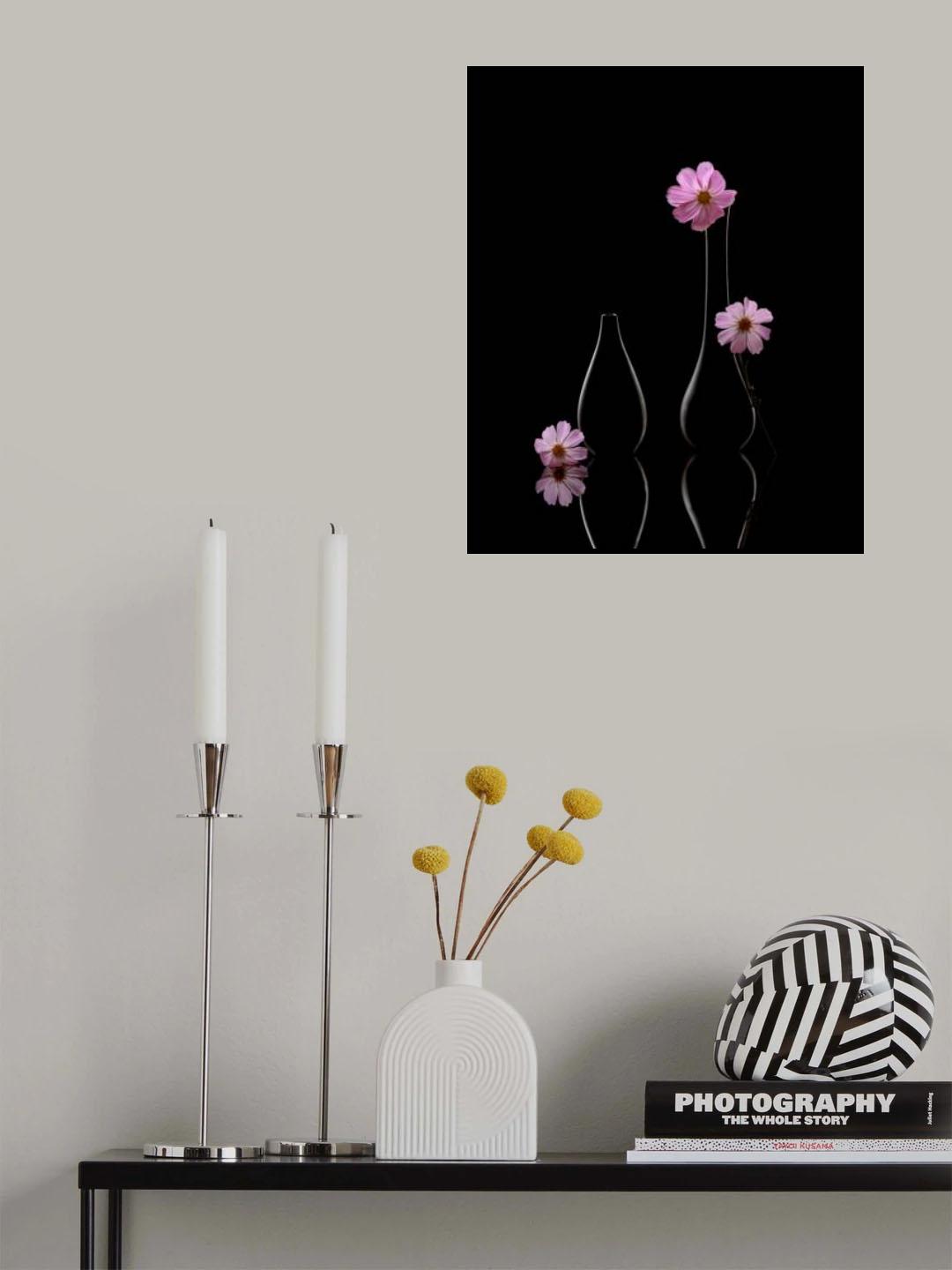 Flowers and vases Poster och Canvastavla